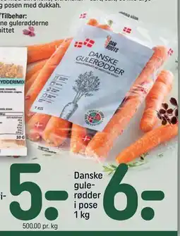 REMA 1000 Danske gulerødder i pose 1 kg tilbud