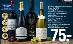 REMA 1000 Masca del Tacco Zinfandel Italien, 75 cl tilbud