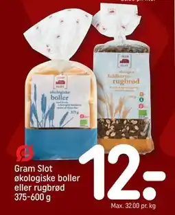 REMA 1000 Gram Slot økologiske boller eller rugbrød 375-600 g tilbud