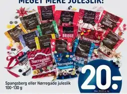 REMA 1000 Spangsberg eller Nørregade juleslik 100-130 g tilbud