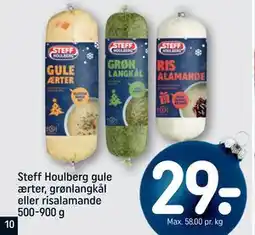 REMA 1000 Steff Houlberg gule ærter, grønlangkål eller risalamande 500-900 g tilbud