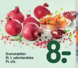 REMA 1000 Granatæbler Kl. I, udenlandske Pr. stk tilbud