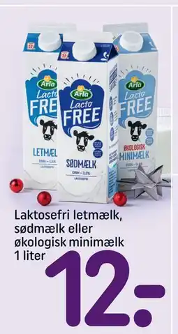 REMA 1000 Laktosefri letmælk, sødmælk eller økologisk minimælk 1 liter tilbud
