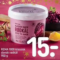 REMA 1000 REMA 1000 klassisk dansk rødkål 950 g tilbud