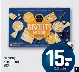 REMA 1000 Nordthy Kiks til ost 200 g tilbud