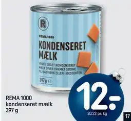 REMA 1000 REMA 1000 kondenseret mælk 397 g tilbud