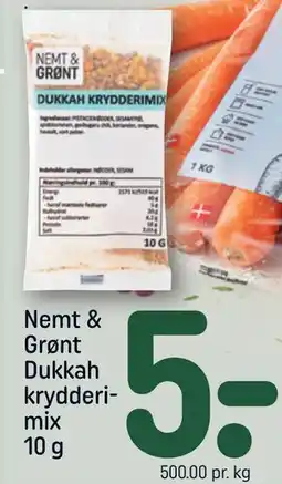 REMA 1000 Nemt & Grønt Dukkah krydderimix 10 g tilbud
