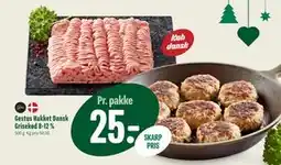 Min Købmand Gestus Hakket Dansk Grisekød 8-12 % tilbud