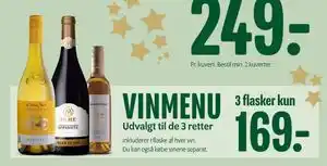 Min Købmand VINMENU tilbud