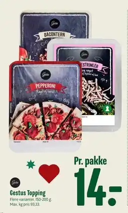 Min Købmand Gestus Topping tilbud