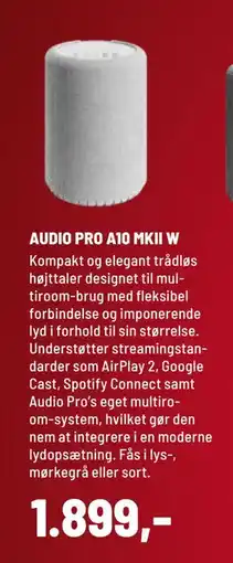 Panasonic Center AUDIO PRO A10 MKII W tilbud