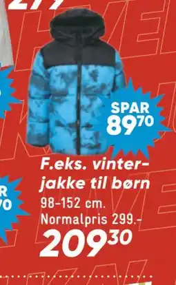 Bilka vinterjakke til børn tilbud