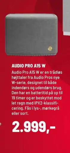 Panasonic Center AUDIO PRO A15 W tilbud