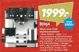 Bilka Ninja Luxe Café espressomaskine tilbud