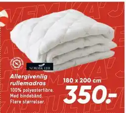 Bilka Allergivenlig rullemadras tilbud