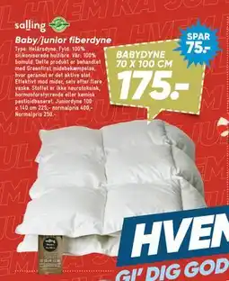 Bilka Baby/junior fiberdyne tilbud