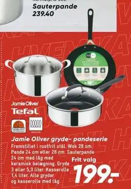 Bilka Jamie Oliver gryde- pandeserie tilbud