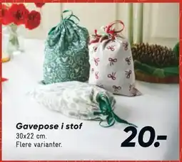 Bilka Gavepose i stof tilbud