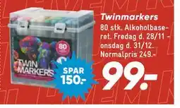 Bilka Twinmarkers tilbud