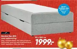 Bilka Nordisk Fjer B90 med opbevaring tilbud