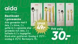 Bilka Bestiksæt i gaveæske tilbud