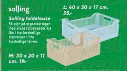 Bilka Salling foldekasse tilbud