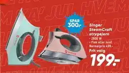 Bilka Singer SteamCraft strygejern tilbud