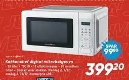 Bilka Køkkenchef digital mikrobølgeovn tilbud