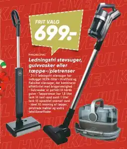Bilka Ledningsfri støvsuger, gulvvasker eller tæppe-/pletrenser tilbud