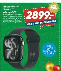 Bilka Apple Watch Series 11 42mm GPS tilbud
