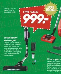 Bilka Ledningsfri støvsuger tilbud
