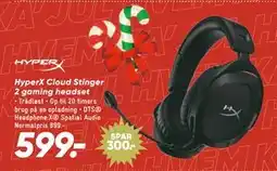 Bilka HyperX Cloud Stinger 2 gaming headset tilbud