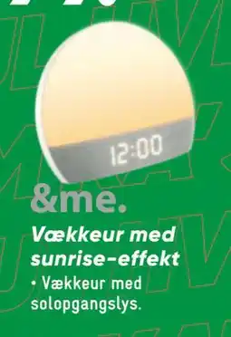 Bilka Vækkeur med sunrise-effekt tilbud
