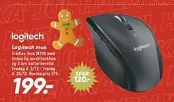 Bilka Logitech mus tilbud