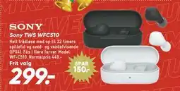 Bilka Sony TWS WFC510 tilbud