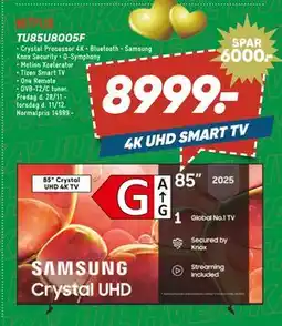 Bilka SAMSUNG TU85U8005F tilbud