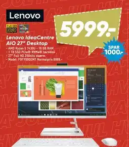 Bilka Lenovo IdeaCentre AIO 27” Desktop tilbud