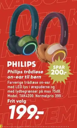 Bilka Philips trådløse on-ear til børn tilbud