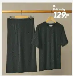 Bilka Top eller nederdel med glitter tilbud