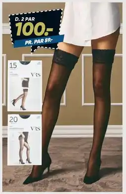 Bilka Strømpebukser eller selvsiddende strømper tilbud