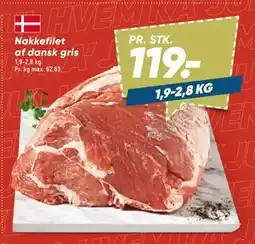 Bilka Nakkefilet af dansk gris tilbud