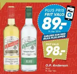 Bilka O.P. Anderson tilbud