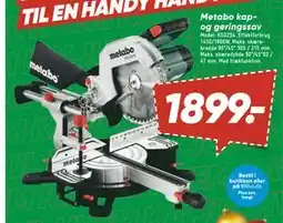 Bilka Metabo kap- og geringssav tilbud