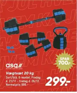 Bilka Vægtsæt 20 kg tilbud