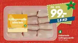 Bilka Udbenede kyllingeoverlår tilbud