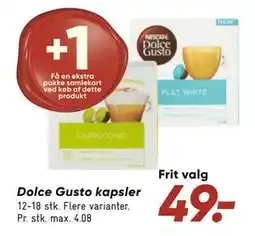 Bilka Dolce Gusto kapsler tilbud