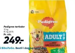 Bilka Pedigree tørfoder tilbud