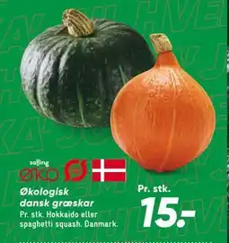 Bilka Økologisk dansk græskar tilbud