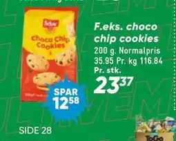 Bilka Choco chip cookies tilbud