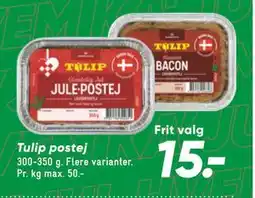 Bilka Tulip postej tilbud